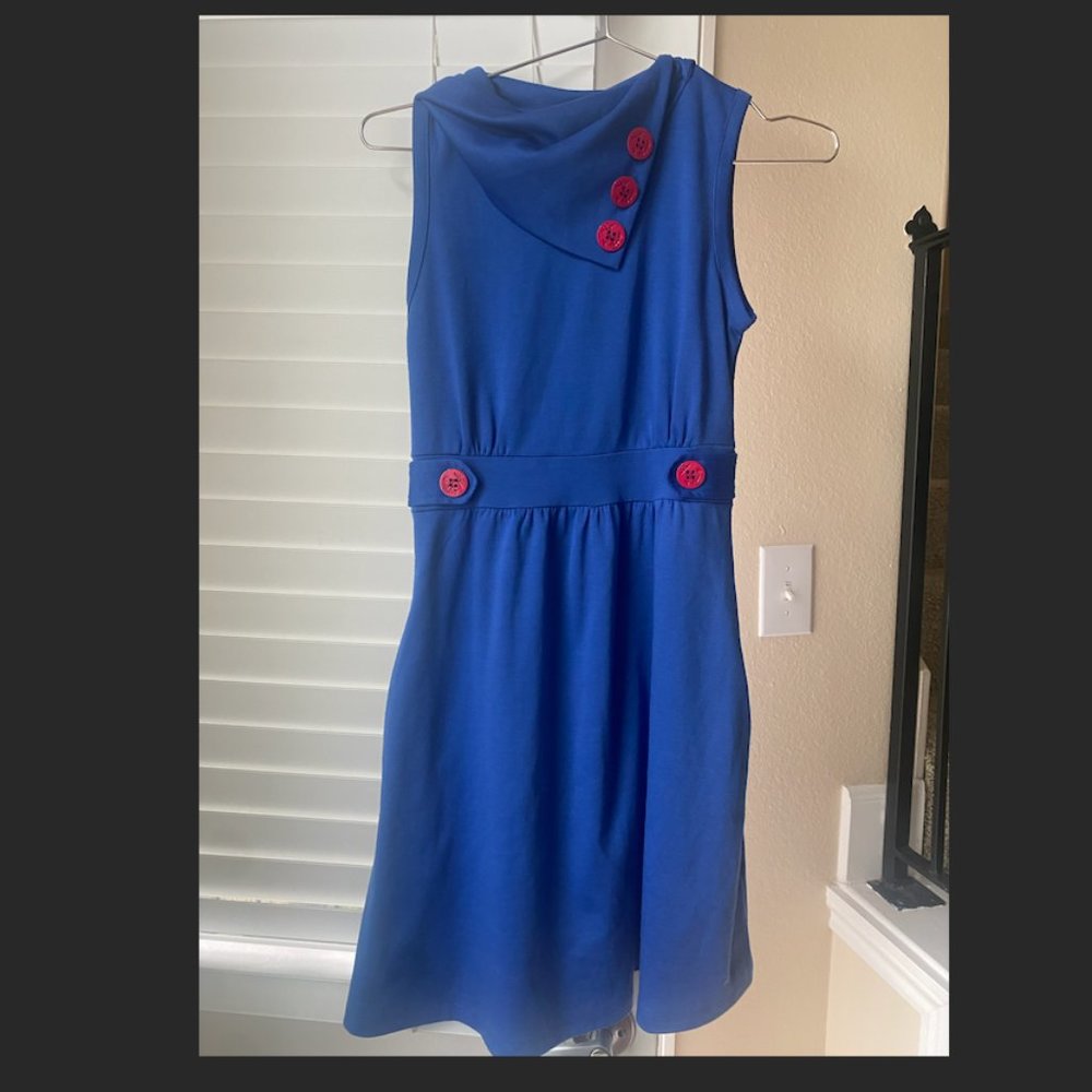 Monteau Vintage Style Blue Dress S